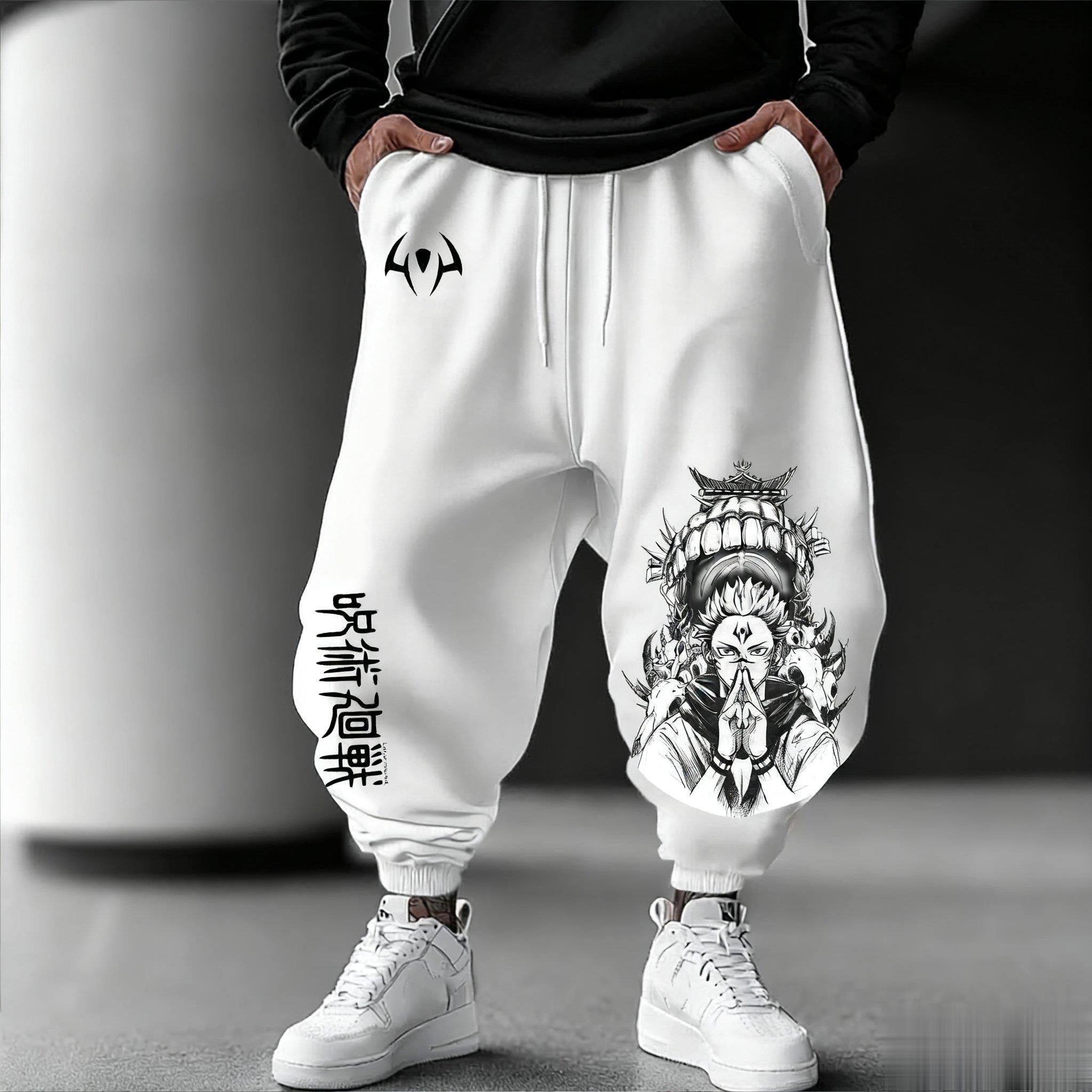 Japan Lifestyle And Culture - Jujutsu Kaisen Men Jogging Pants Loose