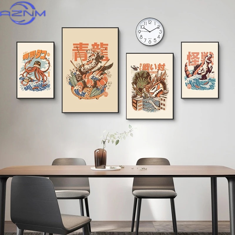 AZNM Japanese Kaijus Food Sush - Japanese Lifestyle Home review and price